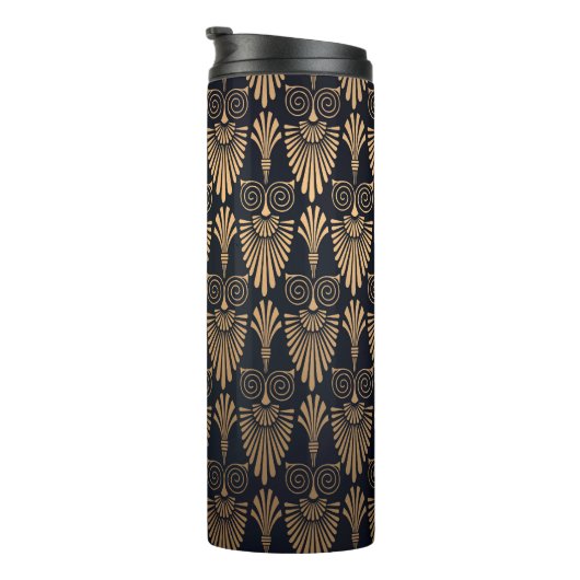 Bouteilles Isothermes Art Déco Black Gold : Retro. (Tourné sur la droite)