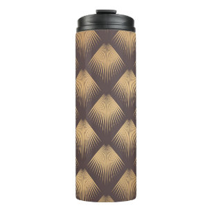 Bouteilles Isothermes Art Déco Golden : Minimaliste sans couture