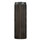 Bouteilles Isothermes Art Deco Metallic Geometric Elegance (Dos)