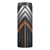 Bouteilles Isothermes Art Deco Monogram Circle Name Design (Dos)