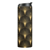 Bouteilles Isothermes Art Déco Or Noir : Luxe incomparable (Tourné sur la gauche)
