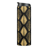 Bouteilles Isothermes Art Déco Or Noir : sans couture (Tourné sur la droite)