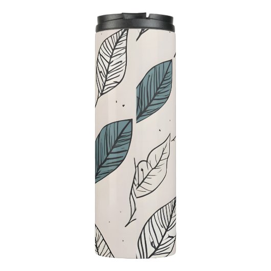 Bouteilles Isothermes Art feuille Boho (Dos)