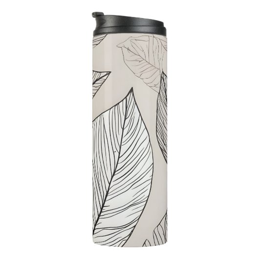 Bouteilles Isothermes Art feuille Boho (Tourné sur la droite)