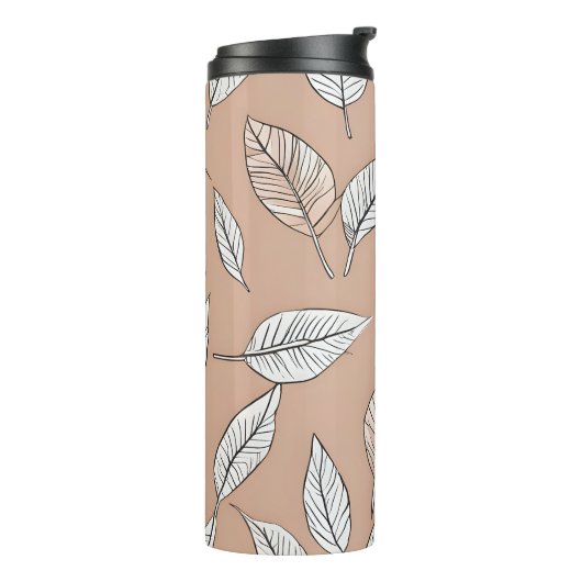 Bouteilles Isothermes Art feuille Boho (Tourné sur la gauche)