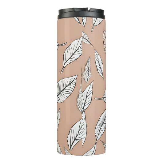 Bouteilles Isothermes Art feuille Boho (Dos)