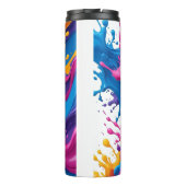 Bouteilles Isothermes Art fluide Abstrait vif - Design d'éclaboussure co (Dos)
