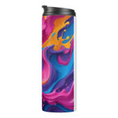Bouteilles Isothermes Art fluide Abstrait vif - Design d'éclaboussure co (Tourné sur la droite)
