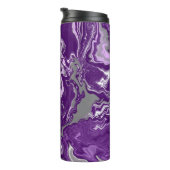 Bouteilles Isothermes Art fluide en marbre violet (Tourné sur la droite)