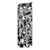 Bouteilles Isothermes Art géométrique noir et blanc 25 (Tourné sur la gauche)