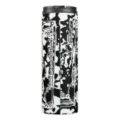 Bouteilles Isothermes Art géométrique noir et blanc 25 (Dos)