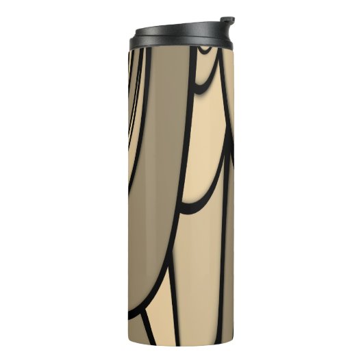 Bouteilles Isothermes Art Moderne Fondre des teintes Brown (Tourné sur la gauche)