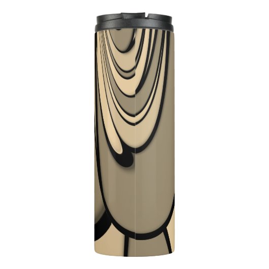 Bouteilles Isothermes Art Moderne Fondre des teintes Brown (Dos)