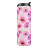 Bouteilles Isothermes Art numérique d'aquarelle rose Fleurs (Tourné sur la gauche)