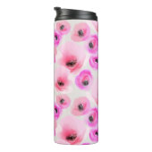 Bouteilles Isothermes Art numérique d'aquarelle rose Fleurs (Tourné sur la droite)