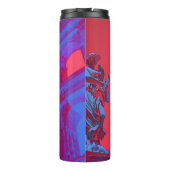 Bouteilles Isothermes Art numérique rouge, bleu du Colisée et statue (Dos)