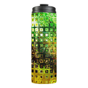 Bouteilles Isothermes art ornement floral grungrungraphic, grung