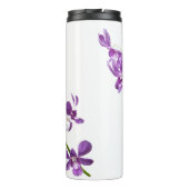 Bouteilles Isothermes Art personnalisé dendrobium orchidée violette (Dos)