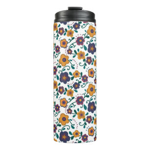 Bouteilles Isothermes Art populaire des années 70 Ditzy Retro Daisy dans