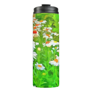 Bouteilles Isothermes Artiste Bright and Colorful Pop Art Daisies v1 z