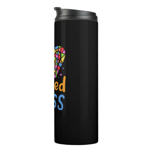 Bouteilles Isothermes Artiste en verre tendu (Tourné sur la droite)