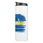 Bouteilles Isothermes Artistic Brushstroke Sweden Flag (Tourné sur la droite)