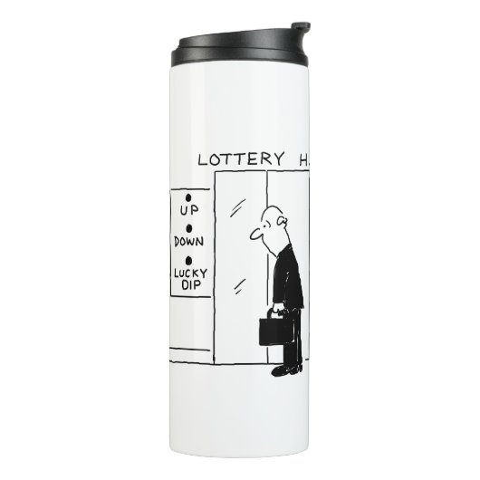 Bouteilles Isothermes Ascenseur ou ascenseur dans une caricature du sièg (Tourné sur la gauche)