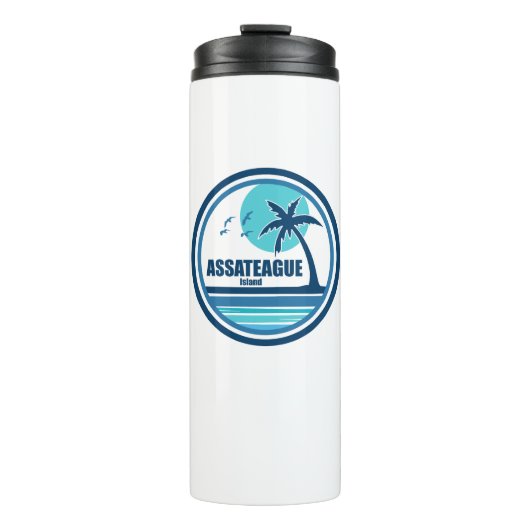 Bouteilles Isothermes Assateague Island Palm Tree Birds (Devant)