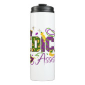 Bouteilles Isothermes Assistant Médicale - Mardi Gras (Devant)