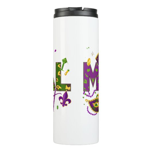 Bouteilles Isothermes Assistant Médicale - Mardi Gras (Dos)