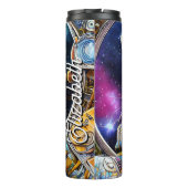 Bouteilles Isothermes Astronaut de chat spatial amusant (Dos)