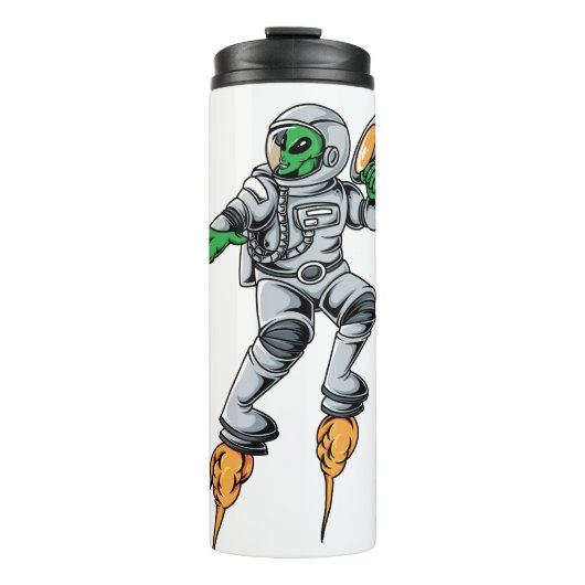 Bouteilles Isothermes Astronaute Alien Sci-Fi Espace Ufo (Devant)