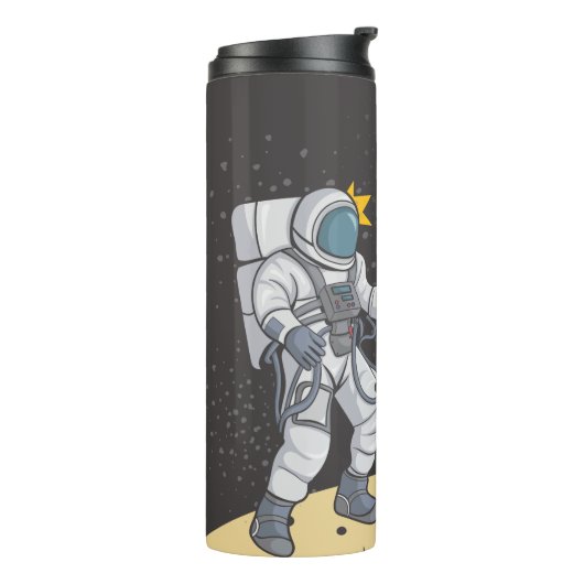 Bouteilles Isothermes Astronaute et alien (Tourné sur la gauche)