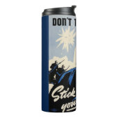 Bouteilles Isothermes Attaque à la tête de la plage sur le champ de bata (Tourné sur la gauche)