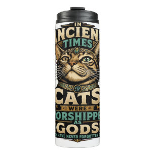 Bouteilles Isothermes Attitude de vieux chat tigré