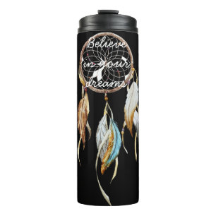 Bouteilles Isothermes Attrape-rêve Noir Brun Turquoise
