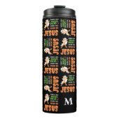 Bouteilles Isothermes AUCUN HOCUS POCUS Christian Halloween Monogramme (Devant)