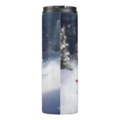 Bouteilles Isothermes Australian Shepherd hiver neige de Noël (Dos)