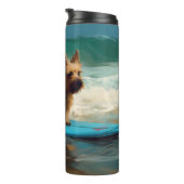 Bouteilles Isothermes Australian Terrier Beach Surfing Paining (Tourné sur la droite)