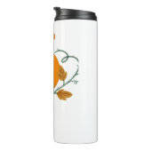 Bouteilles Isothermes Autocollant citrouille et vignes (Tourné sur la droite)