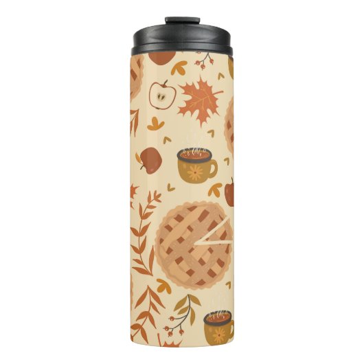 Bouteilles Isothermes Automne Apple Pie : Graphiques Vintages (Devant)
