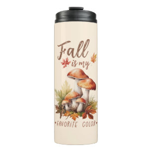 Bouteilles Isothermes Automne Est Ma Couleur Préférée - Champignons & Fe