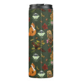 Bouteilles Isothermes Automne Forêt forestière Animaux verts (Dos)