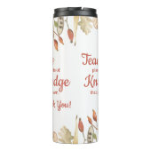 Bouteilles Isothermes Automne laisse les enseignants Plante les semences (Dos)