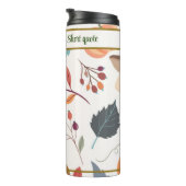 Bouteilles Isothermes Automne Personnalisé Automne Design simple 12oz. (Tourné sur la droite)