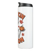 Bouteilles Isothermes Automne Saison Citrouille (Tourné sur la droite)