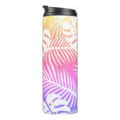 Bouteilles Isothermes automne tropical, motifs de l'aquarelle des feuill (Tourné sur la droite)