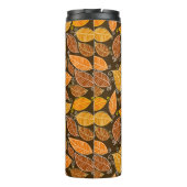 Bouteilles Isothermes Autumn leaves seamless pattern, vintage background (Dos)