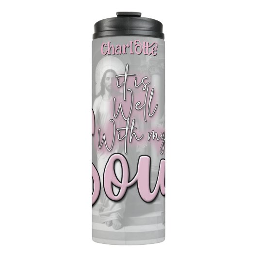 Bouteilles Isothermes Avec Mon Âme : Jésus (Devant)