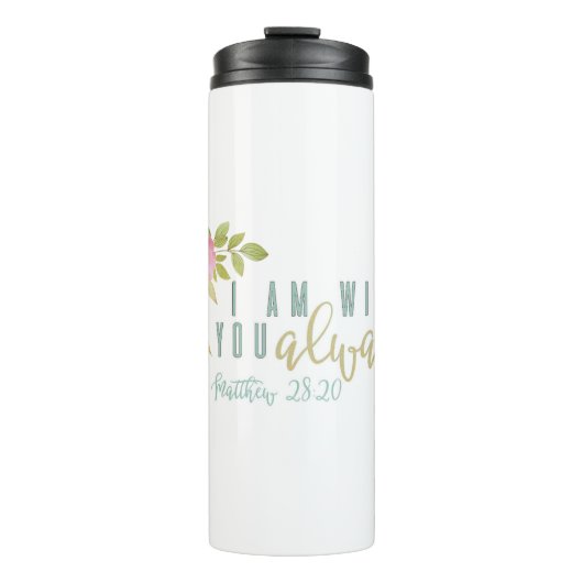 Bouteilles Isothermes Avec Vous Toujours Inspirant Verset Bible (Devant)